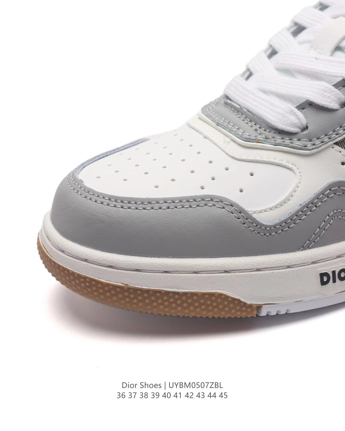 Dior B23 Oblique Gray White Sneakers - 18