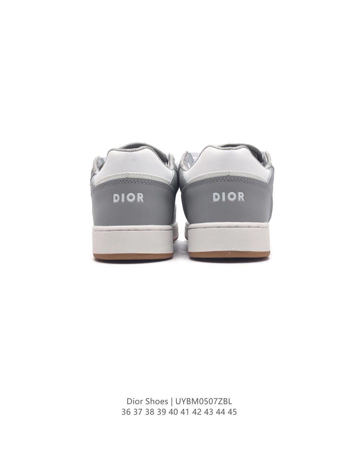 Dior B23 Oblique Gray White Sneakers - 16