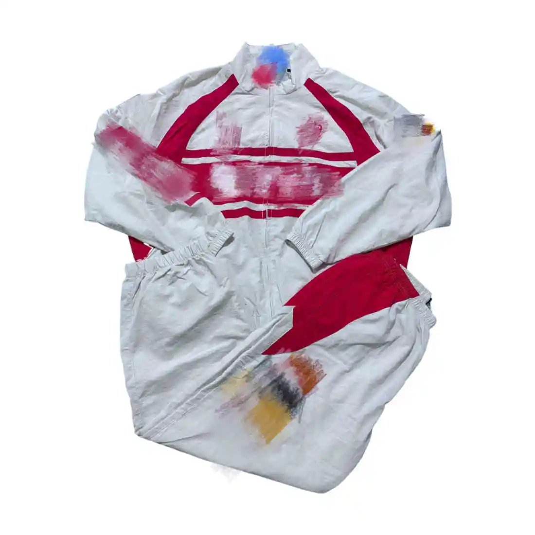 dukati White & Red Suit