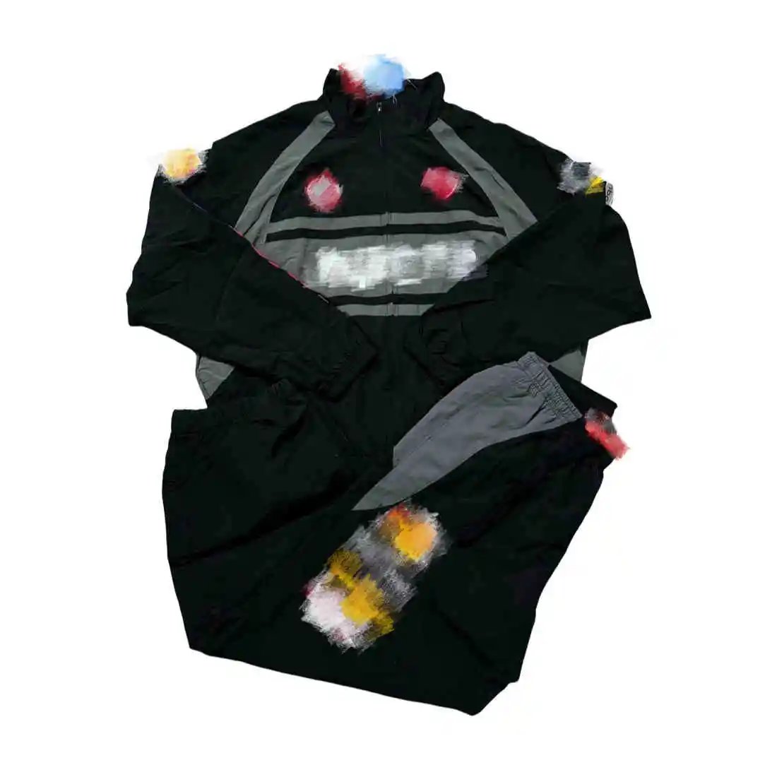 dukati Black & Grey Suit