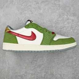 thumbnail for K版本J1低帮 龙年限定白绿FN3727-100