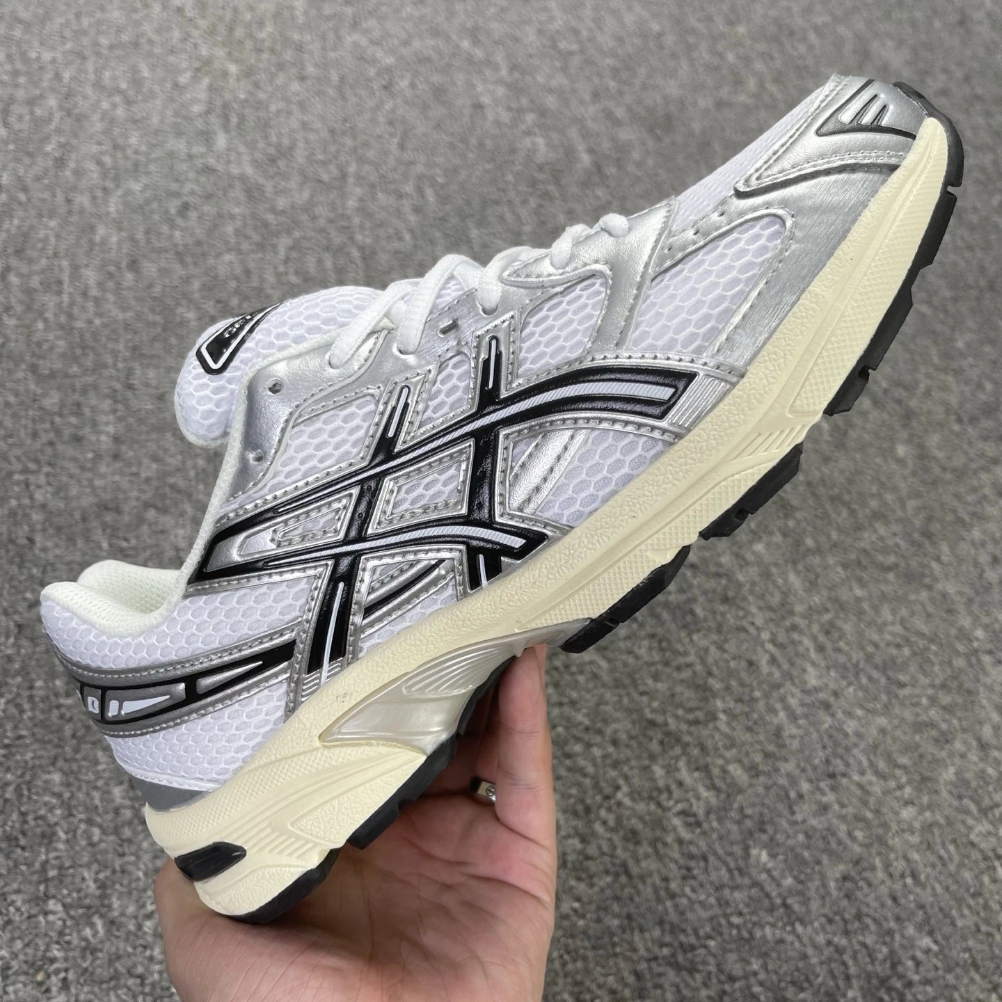 White Silver Black