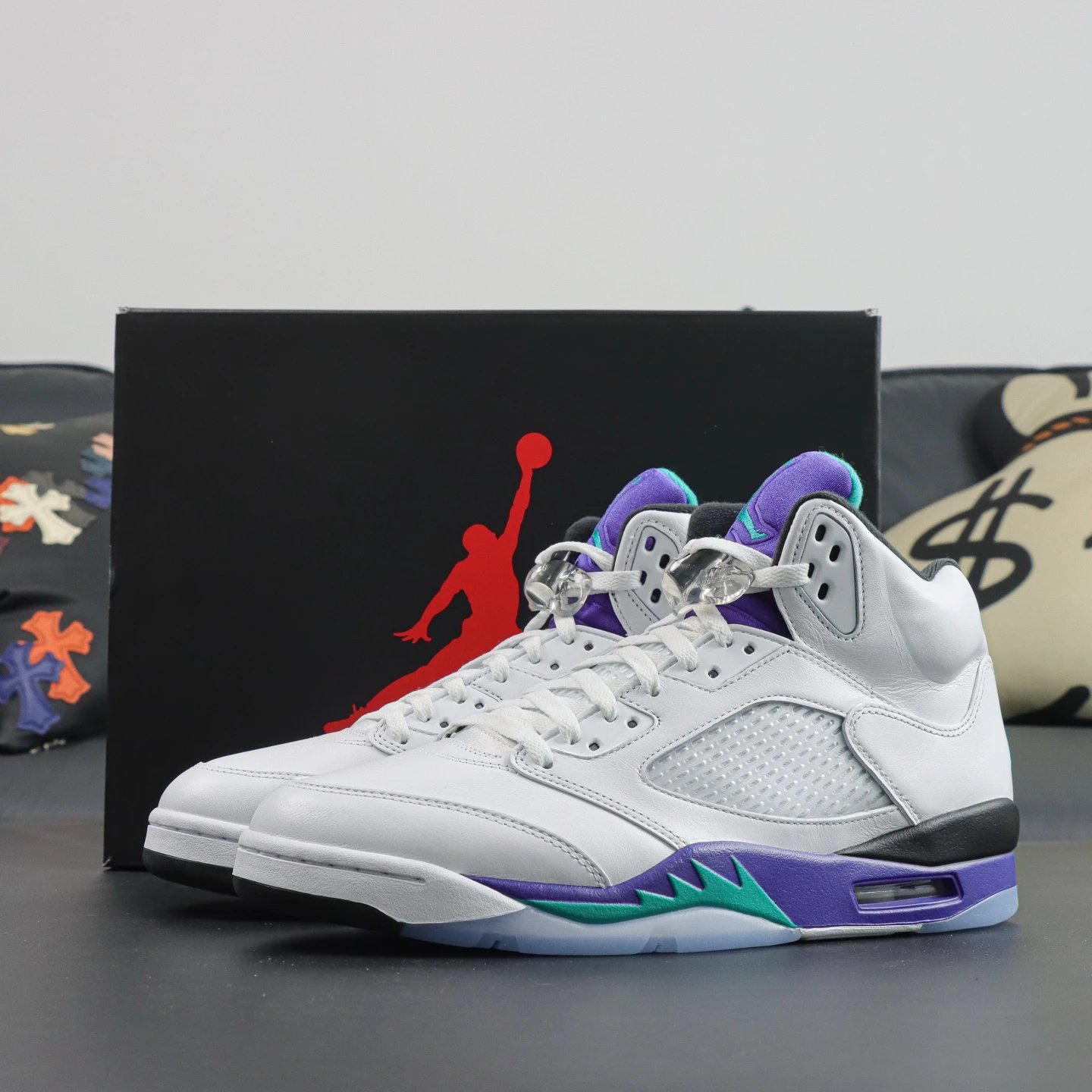 [J5 White Purple] HQ7978-100
