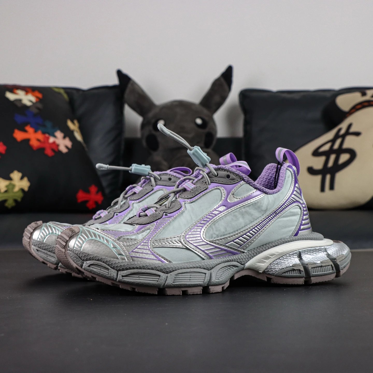 Oxford Cloth Silver-Purple