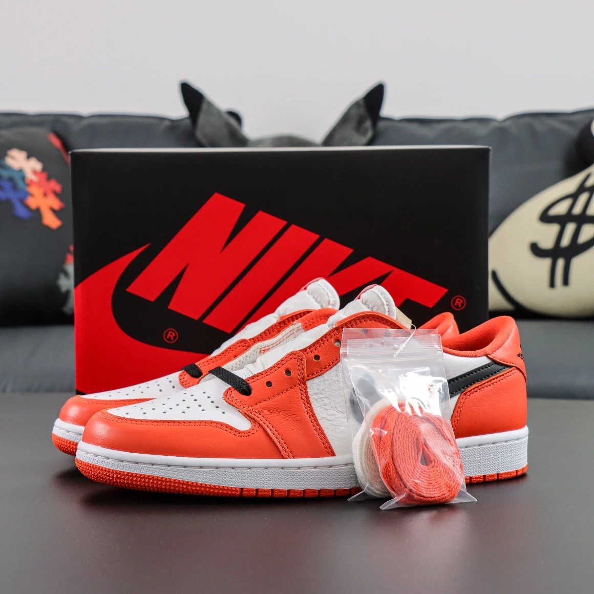 [J1 White/Orange Low] CZ0790-801