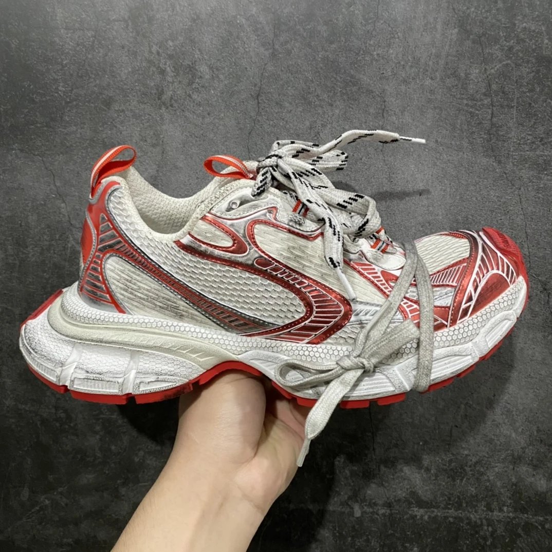 3XL white red