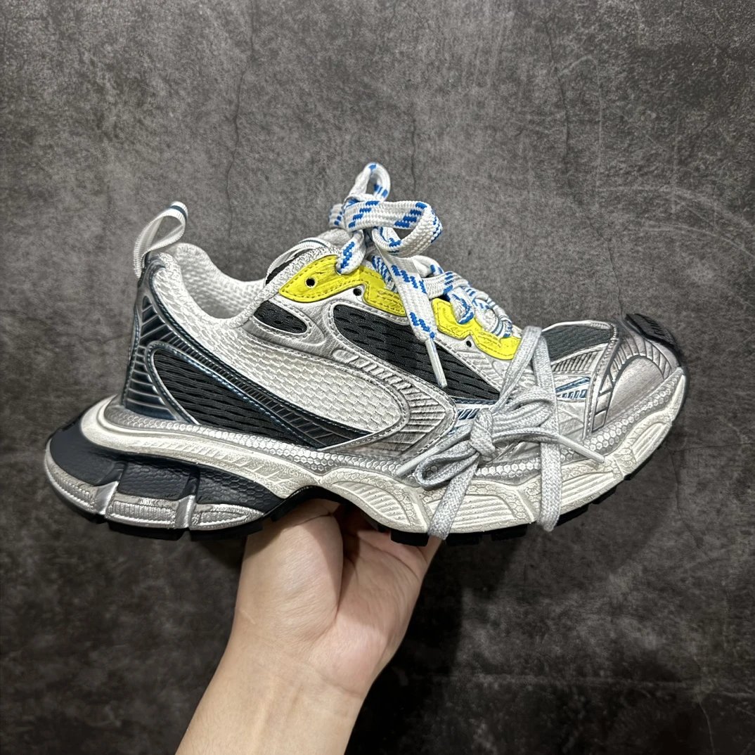 3XL Blue Silver