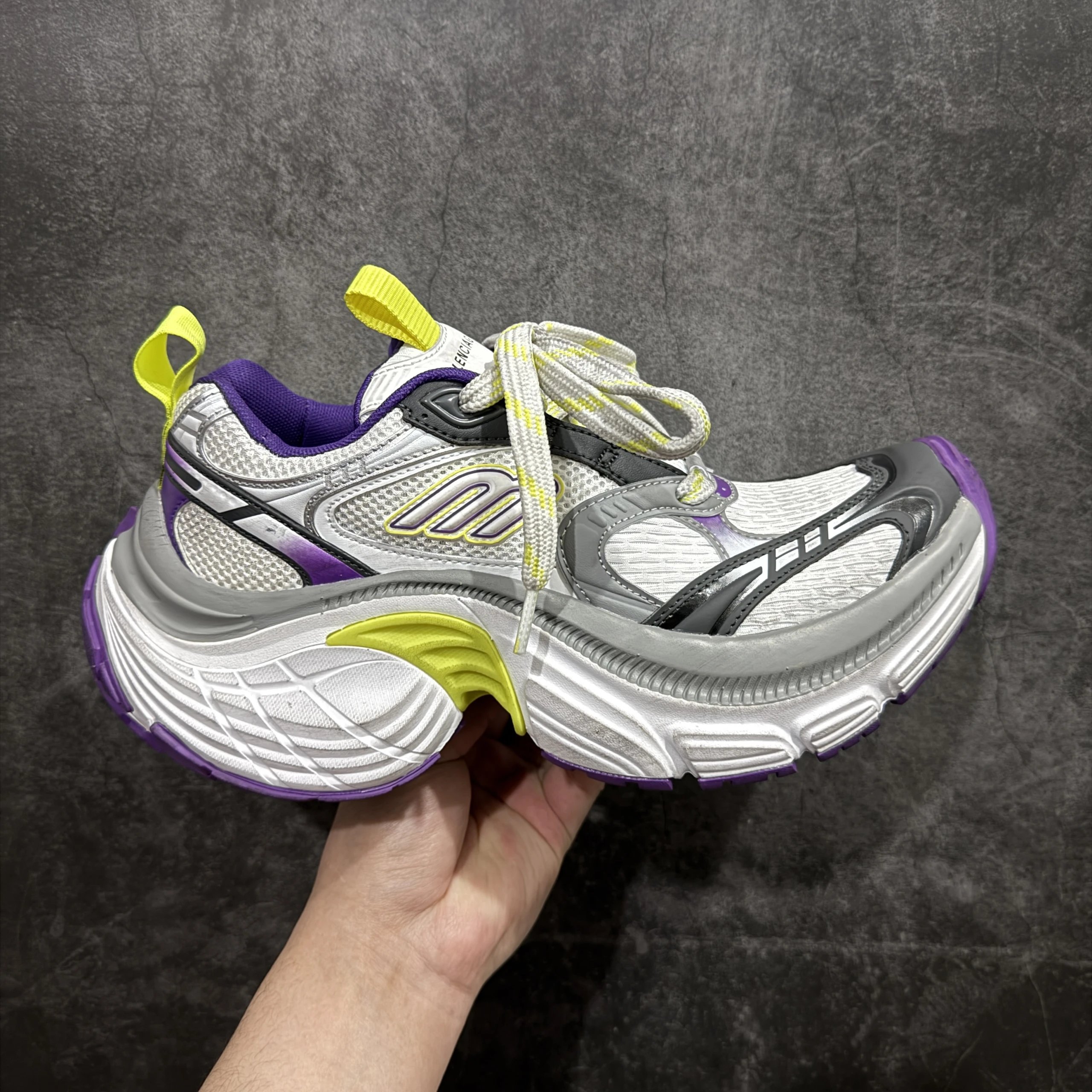 White gray purple