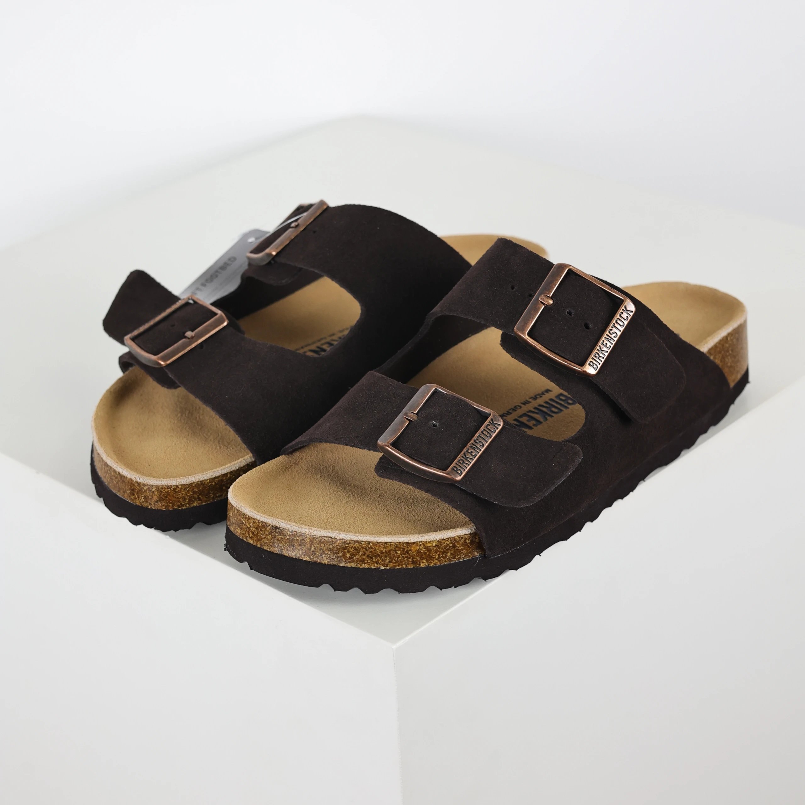 Slides - Coffee Suede