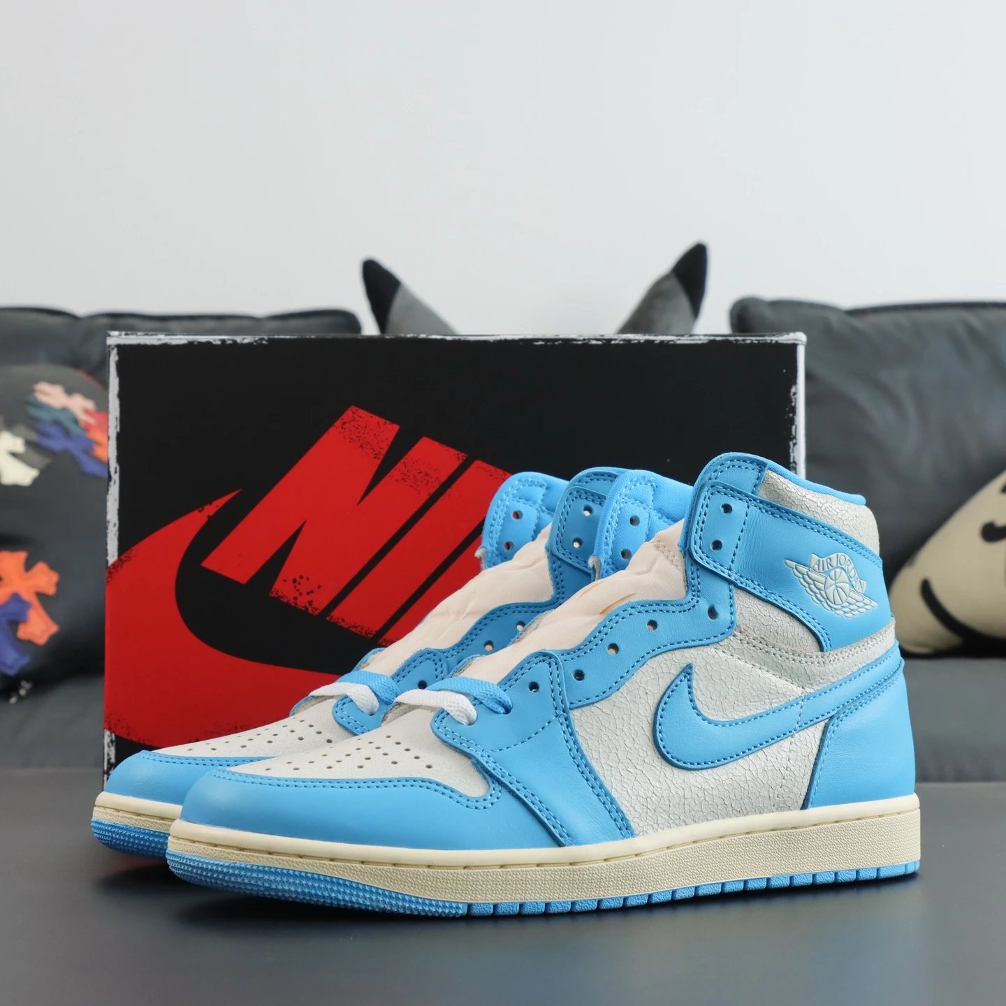 DG AJ1 Used North Carolina Blue DZ5485-402