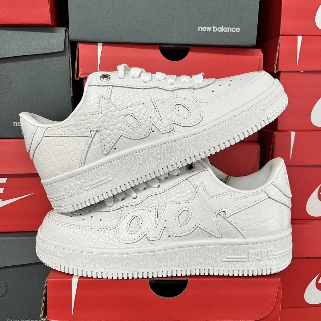 White Embossed