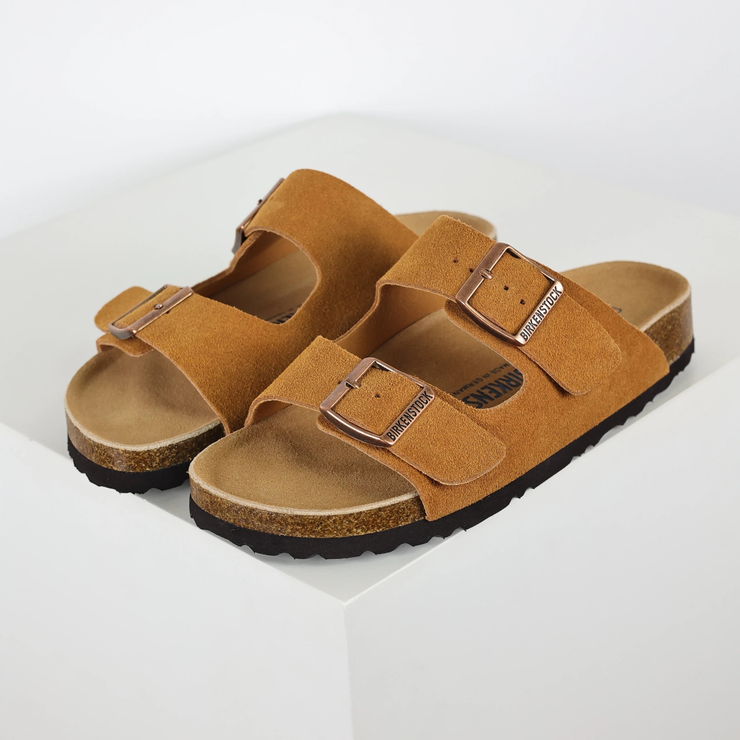Slides - Yellow Suede