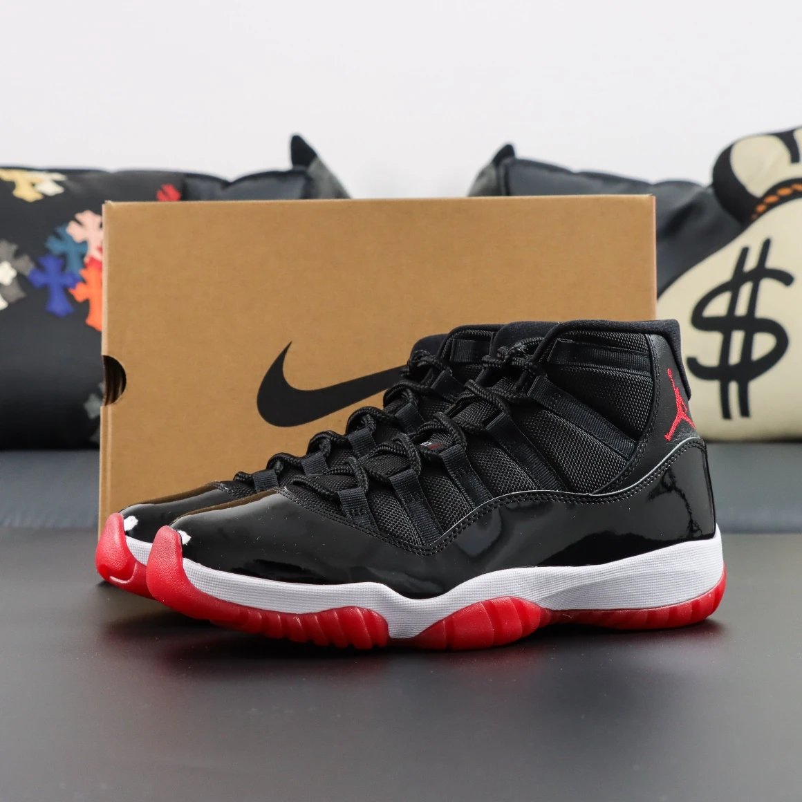 【J11 Black Red】378037-061