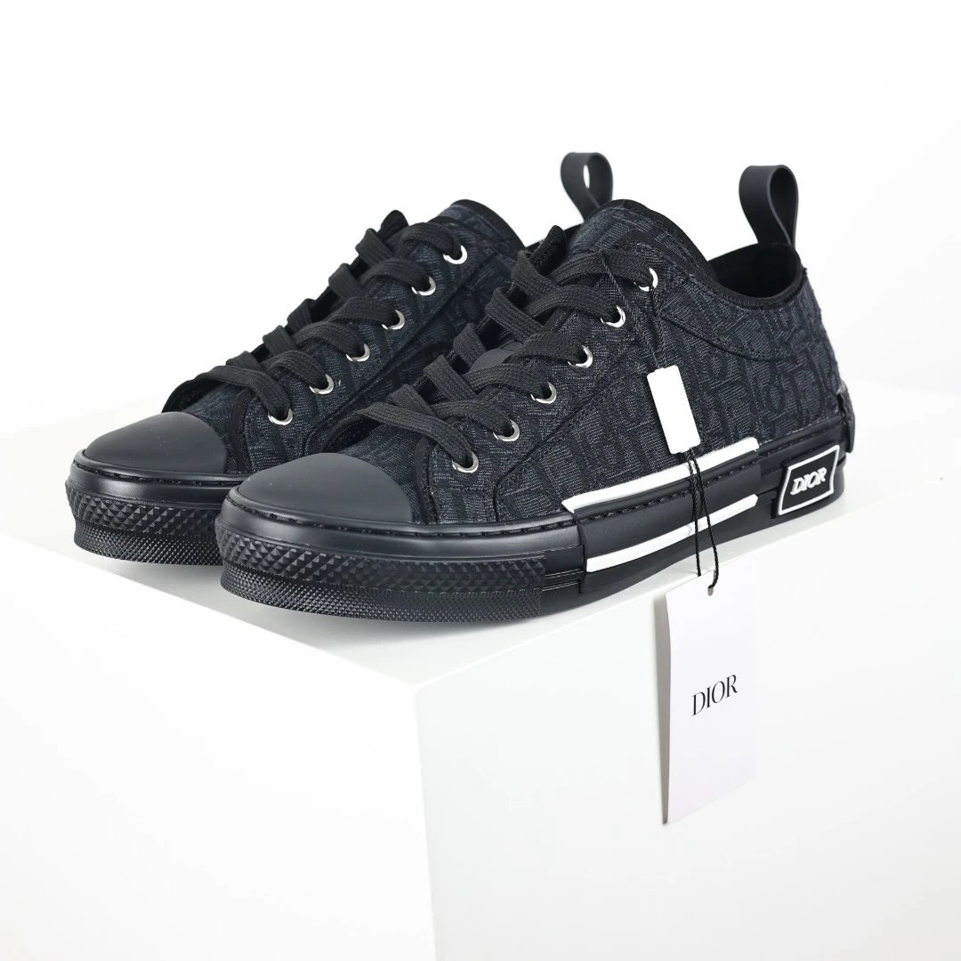 Dior B23 Low Black Oblique 3SN249YJP_H961