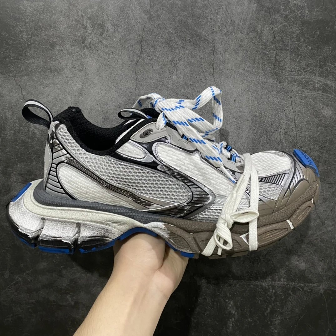 3XL gray blue mud dye