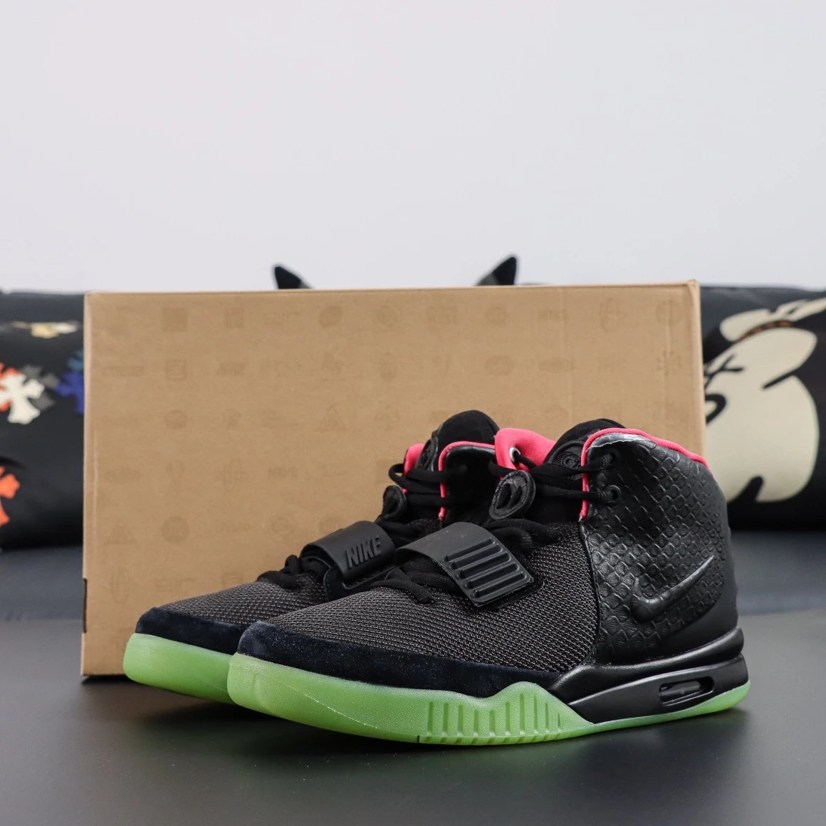Air Yeezy 2 'Black Solar Red' 508214-006