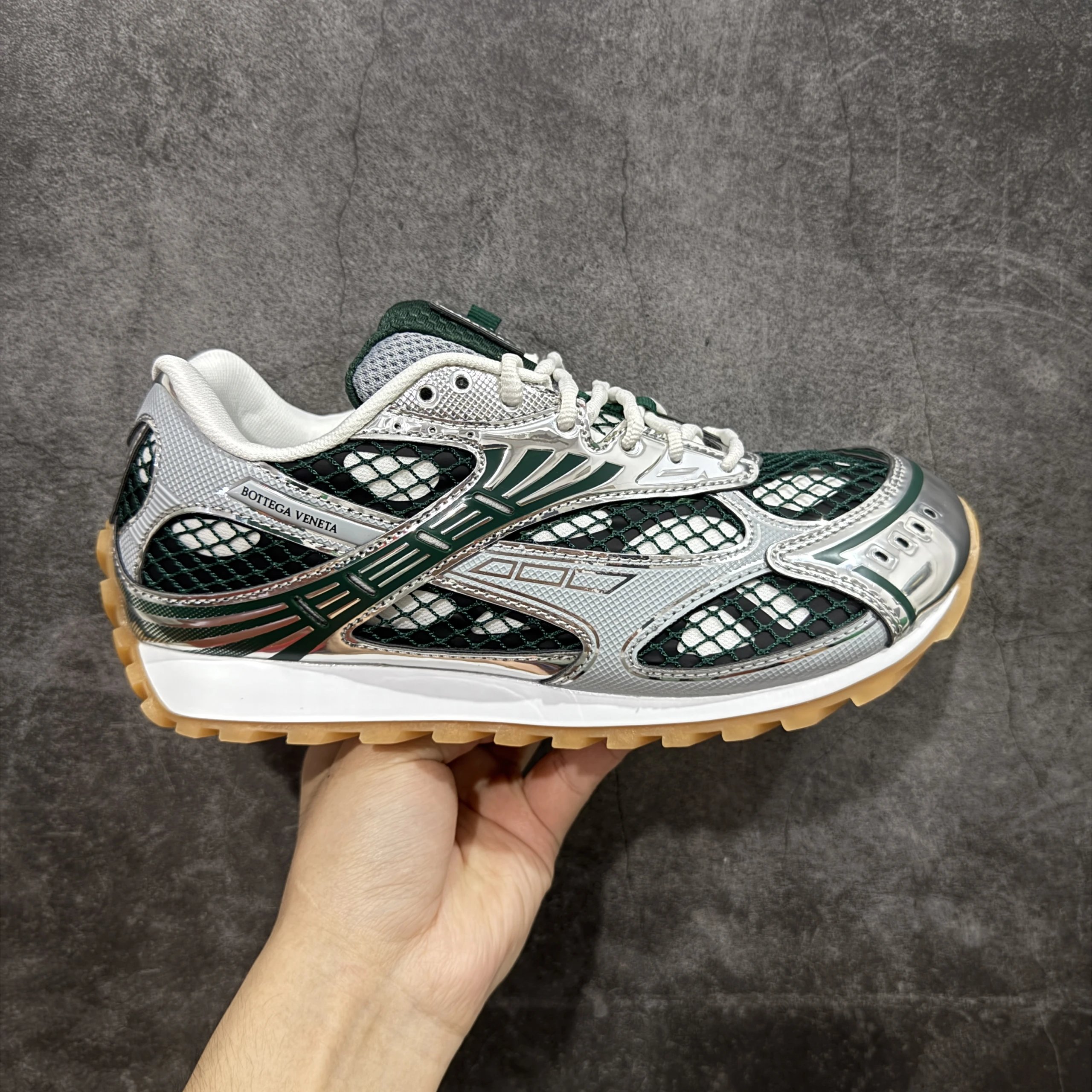 White Dark Green