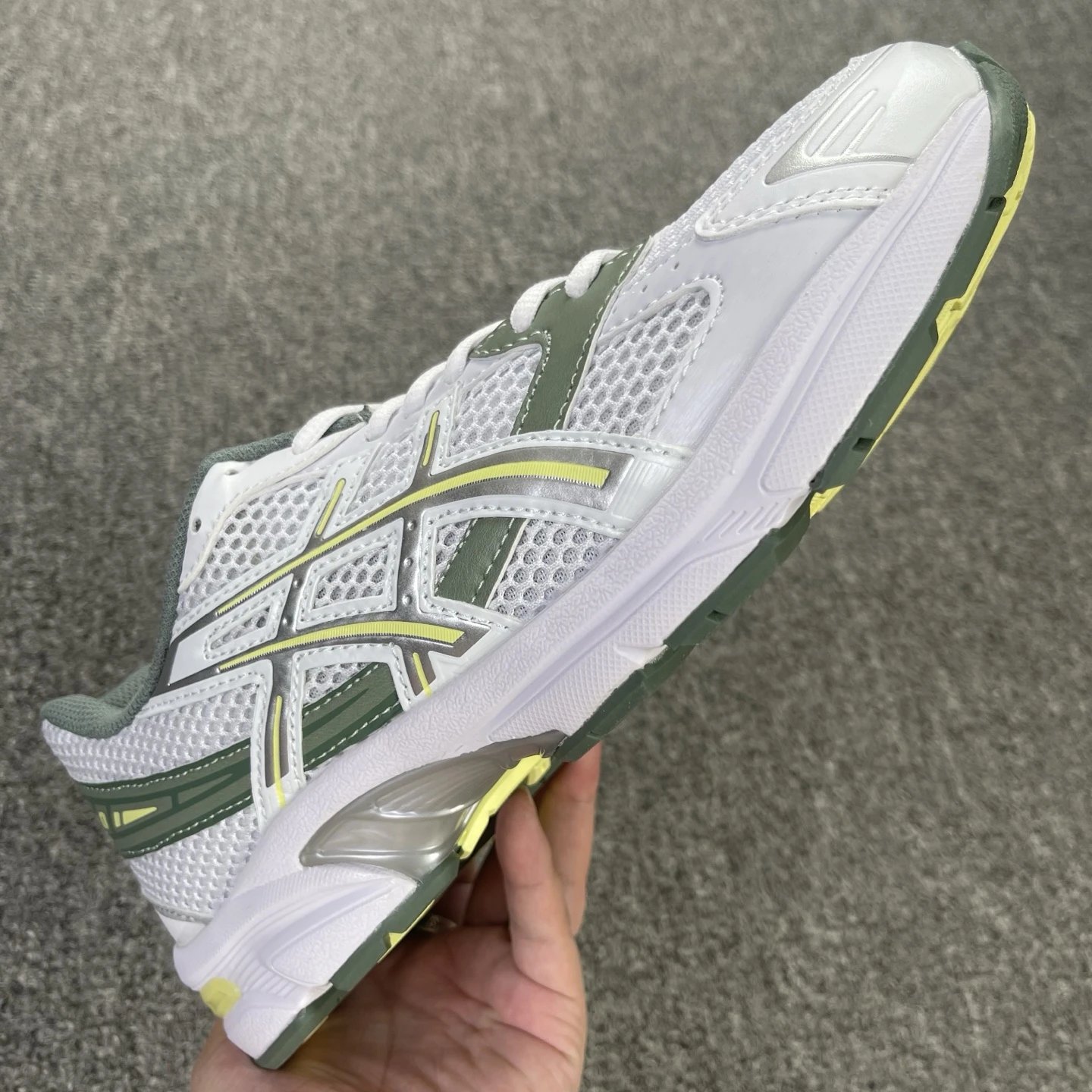 White green yellow