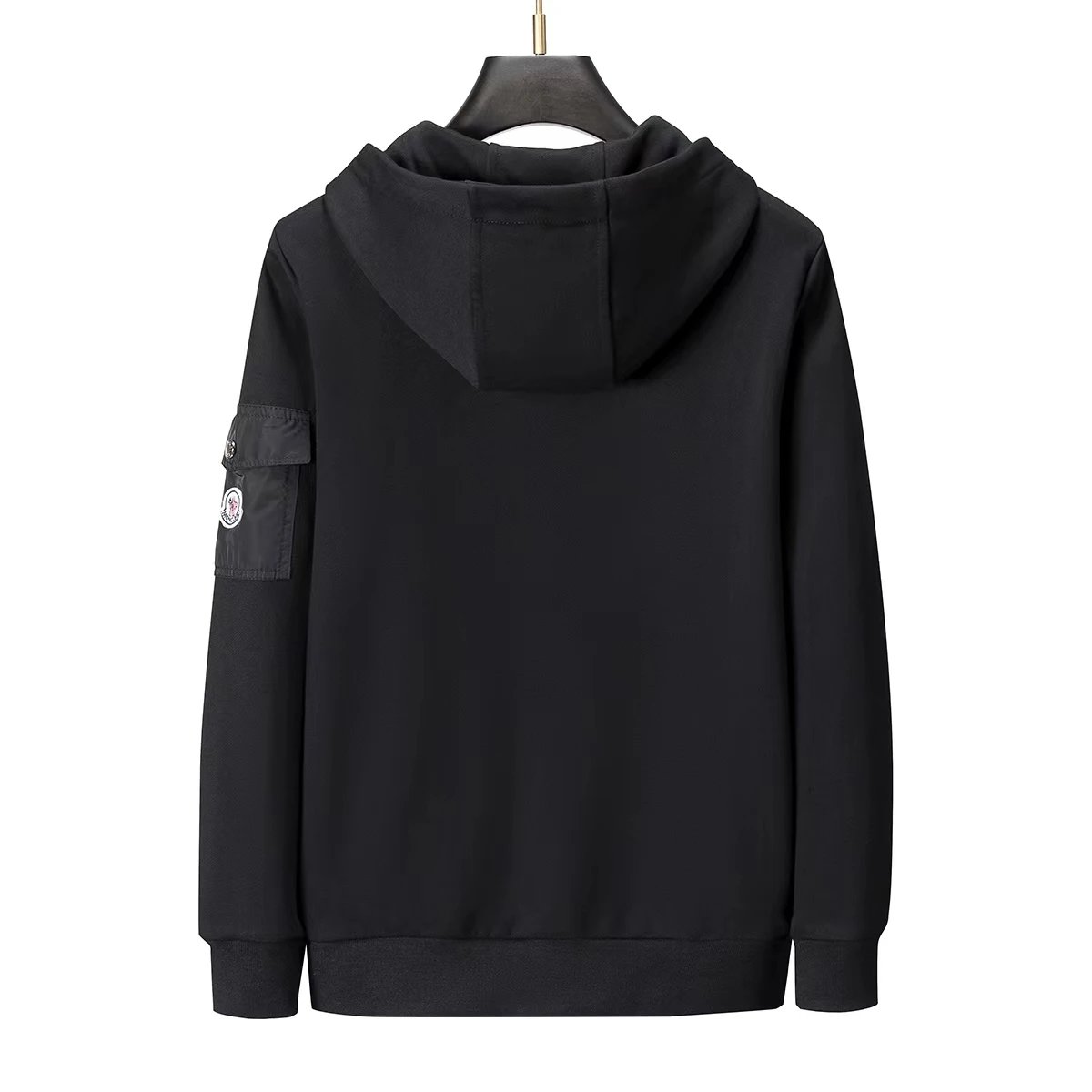 Moncler Genius Tracksuit Black with Red-White-Blue Trim - 14