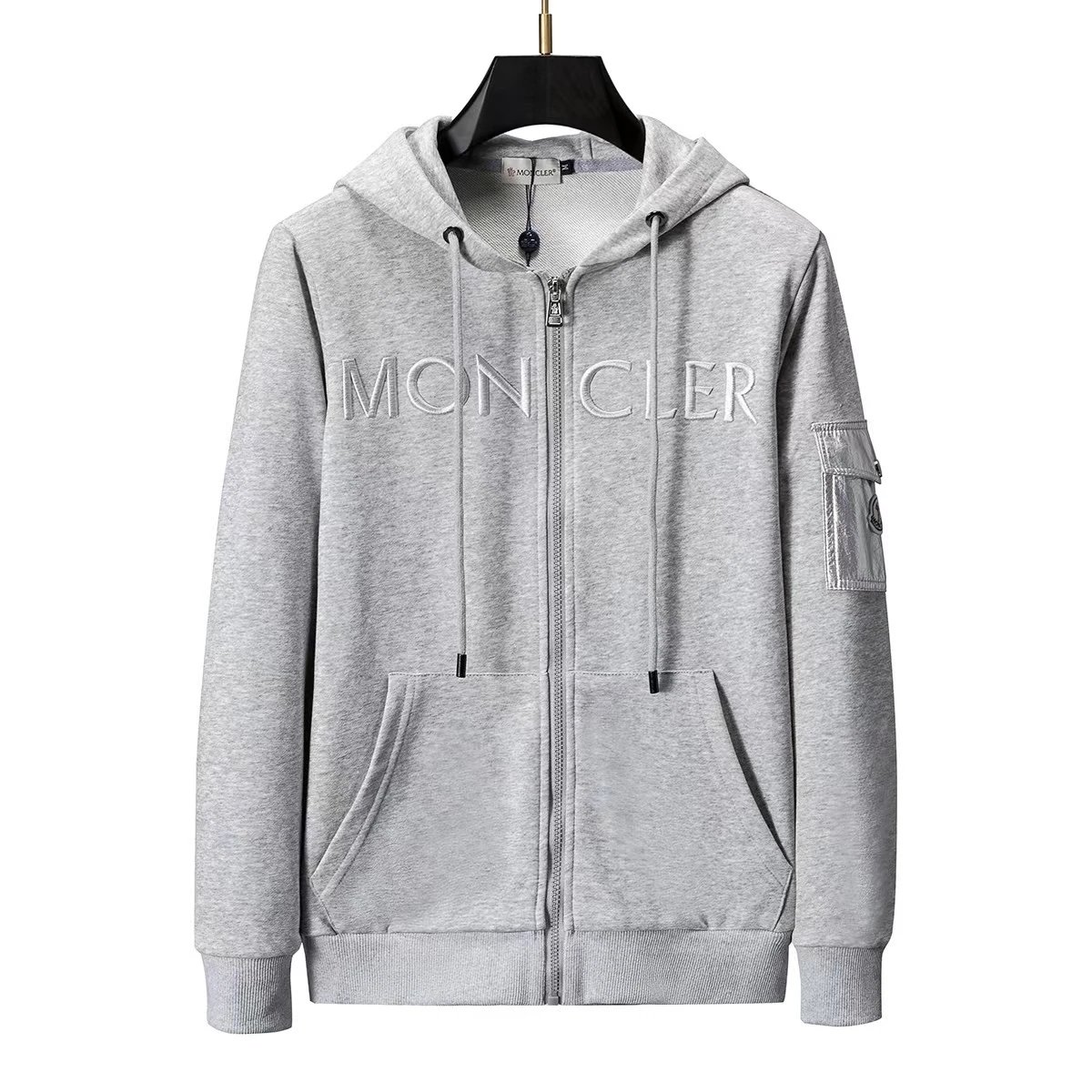 Moncler Genius Tracksuit Black with Red-White-Blue Trim - 5