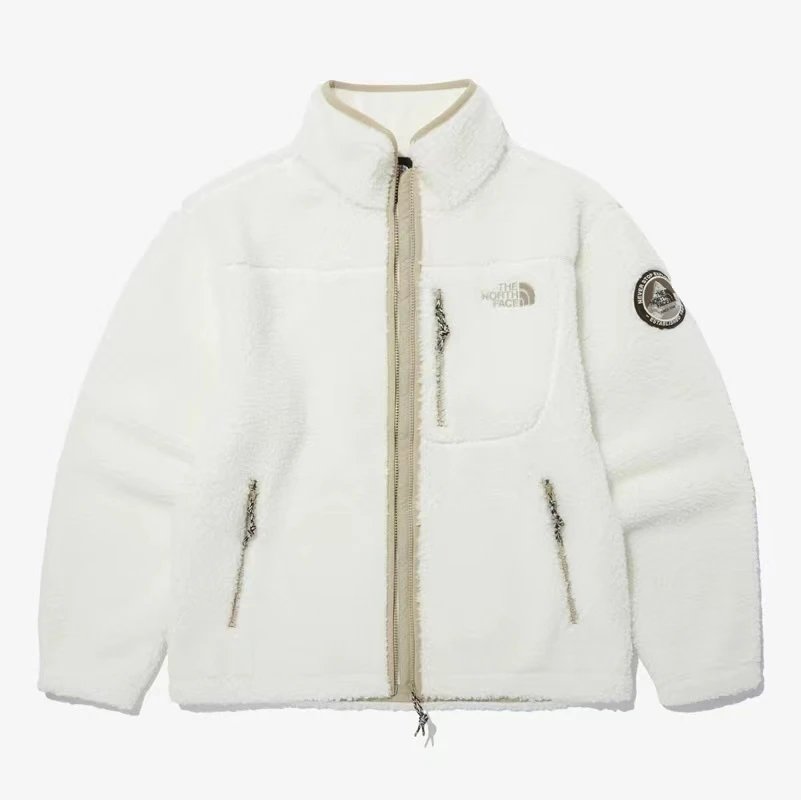 The North Face Fleece Jacket Beige Outerwear - 6