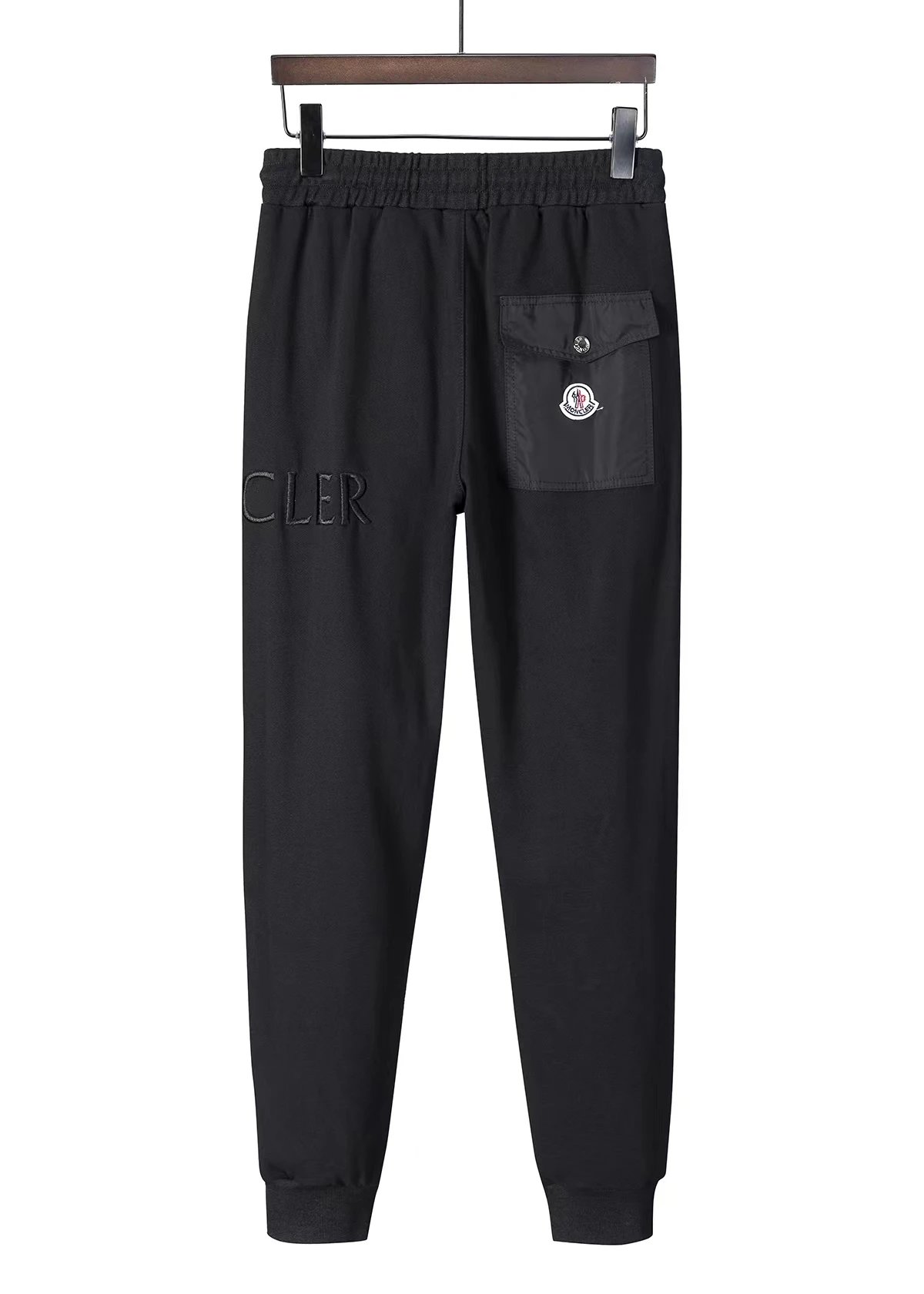 Moncler Genius Tracksuit Black with Red-White-Blue Trim - 16