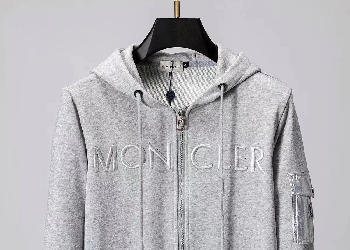 Moncler Genius Tracksuit Black with Red-White-Blue Trim - 6
