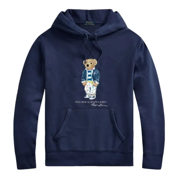 Ralph Lauren Big Pony Hoodie Navy - 13
