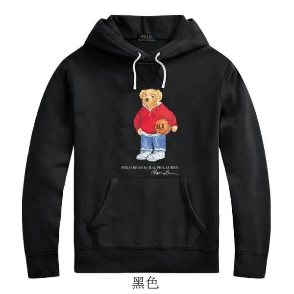 Ralph Lauren Polo Bear Hoodie Black - 13