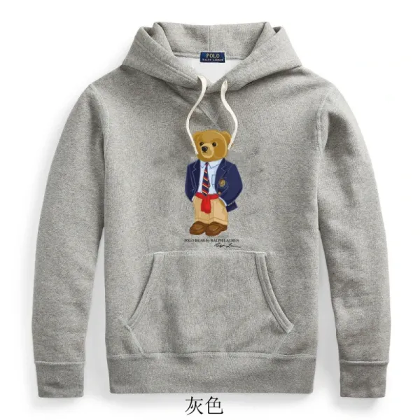 Ralph Lauren Polo Bear Hoodie Black - 12