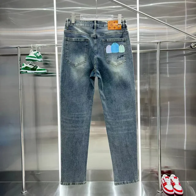 Louis Vuitton Jeans Monogram-embossed cargo with ankle zips product detail image 20