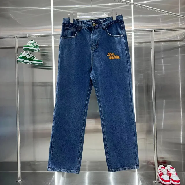 Louis Vuitton Jeans Monogram-embossed cargo with ankle zips product detail image 11