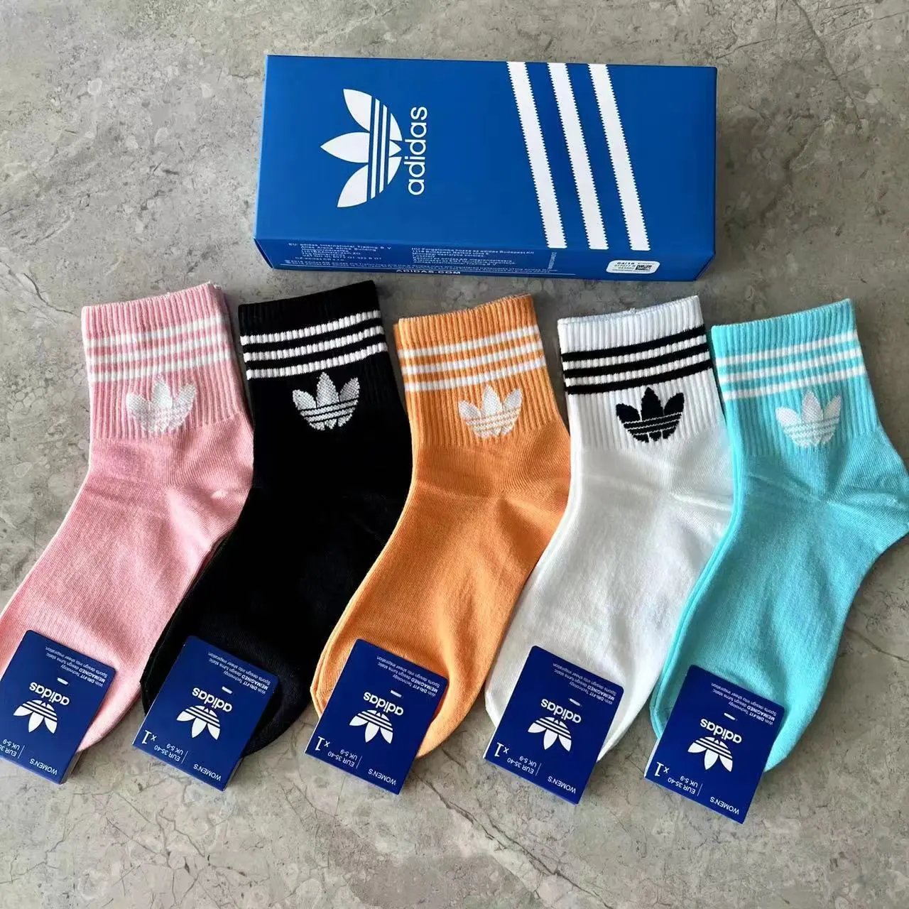 Adidas Originals Trefoil Socks Multicolor Pack - 1