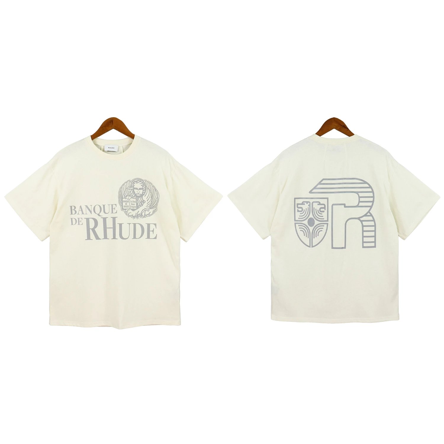 Rhude Banque de Rhude Black Graphic T-Shirt - 15