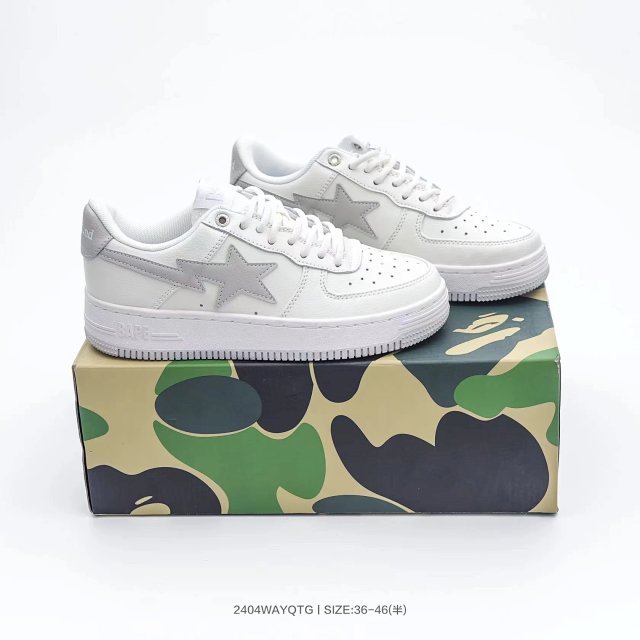 Bapesta low Black and white: seller detail photo 1