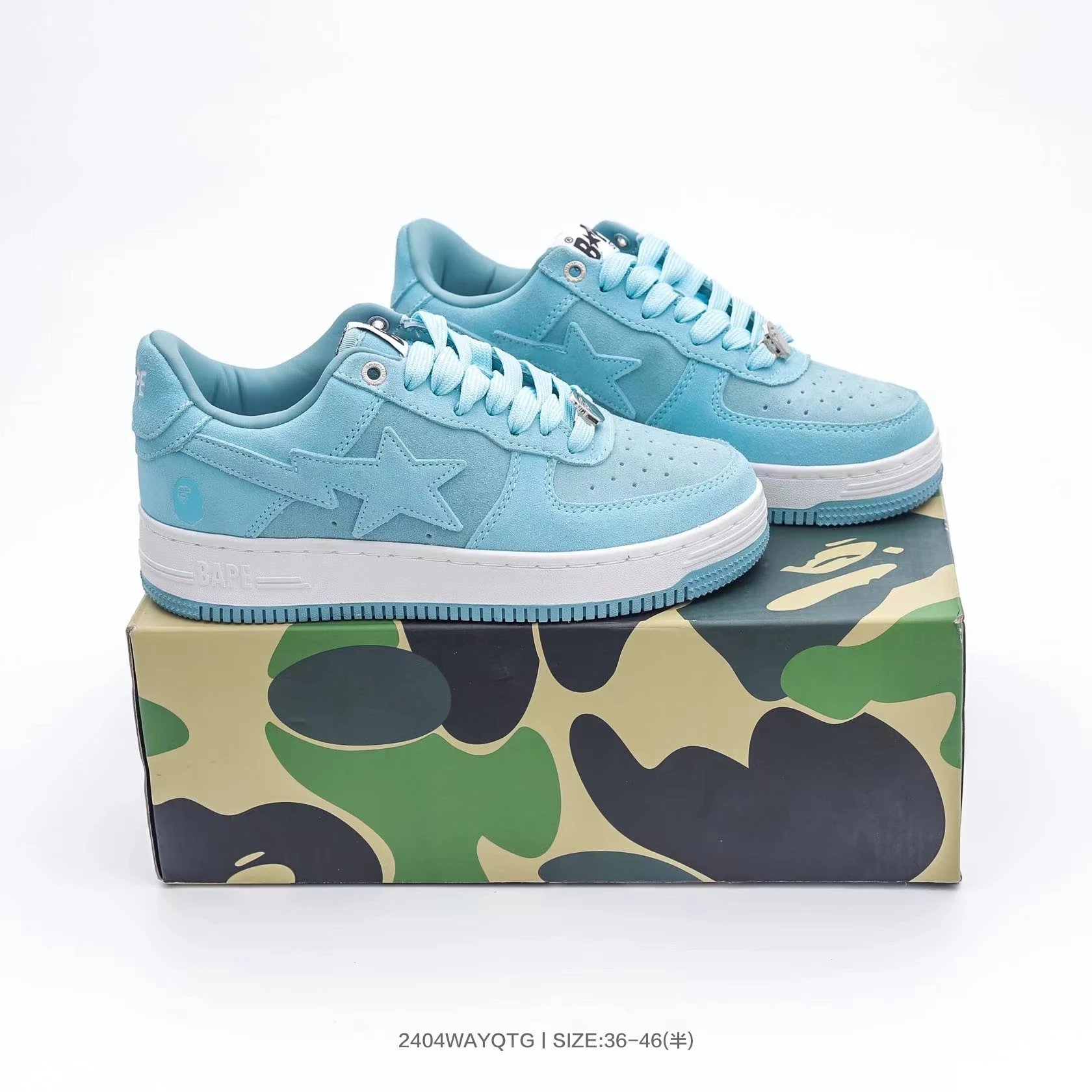 Bapesta Sneakers — All Blue colorway — USFans Spreadsheet photo