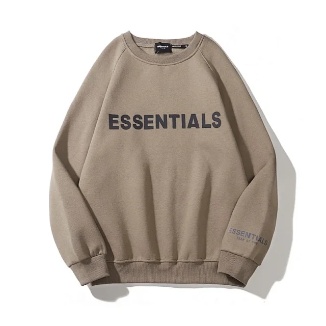 Fear of God Hoodies & Sweatshirts Essentials crewneck sweatshirt with raglan sleeves product detail image 10