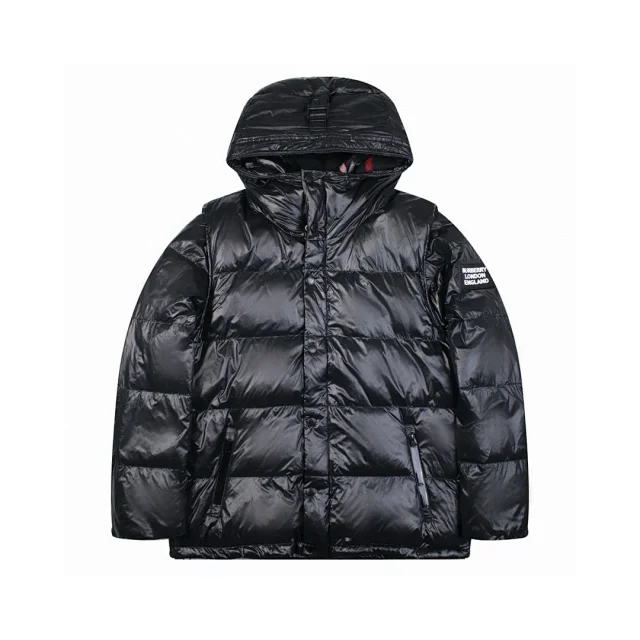 Burberry Down Jackets Hooded quilted puffer jacket product detail image 1