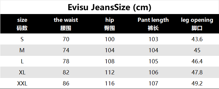 Evisu Red Sakura Patch Denim Jeans product detail 2 in Litbuy spreadsheet finds