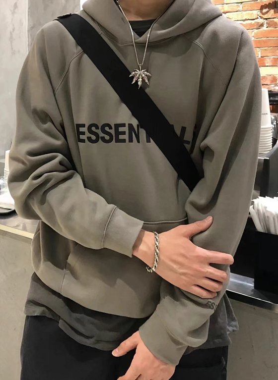 Hoodie Letter Hooded Sweatshirt Men's High Street Loose Jacket Pullover