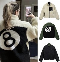 Stussy 8-Ball Fur Jacket — seller photo 2