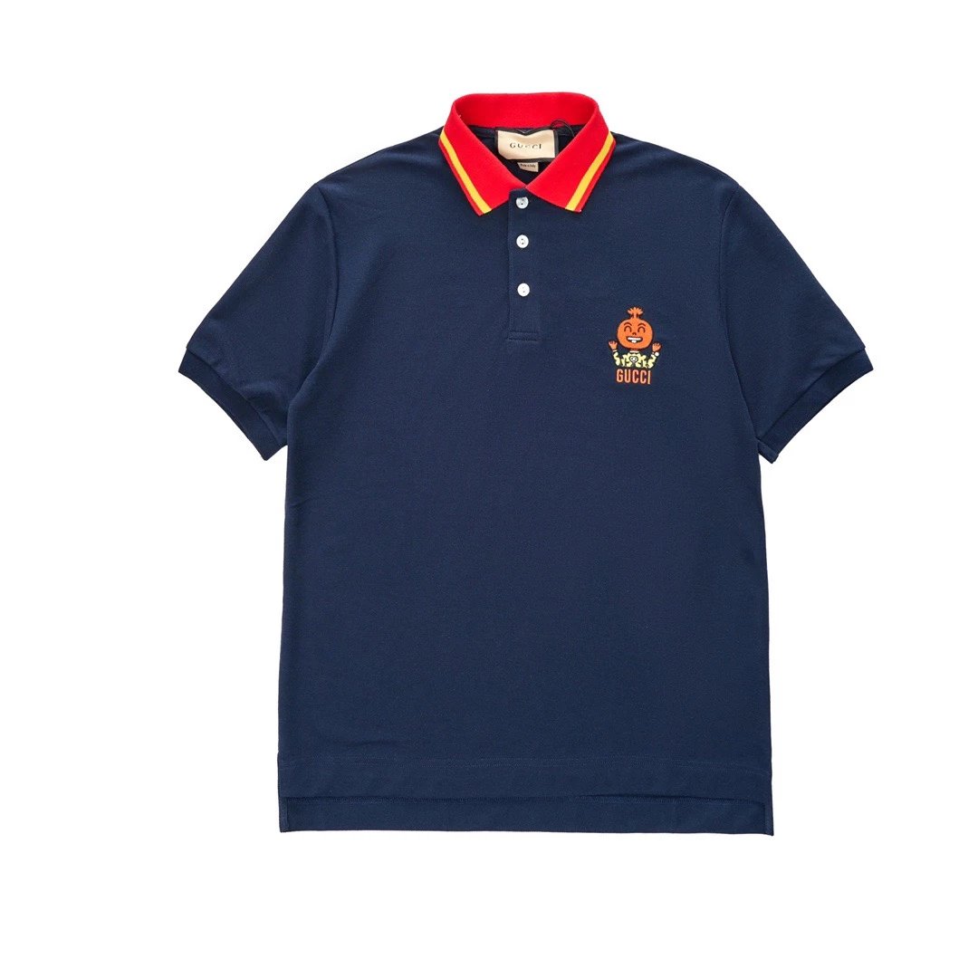 Gucci Cartoon Logo Polo Shirt