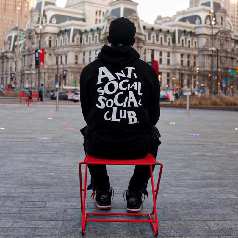 Anti Social Social Club Hoodie Black