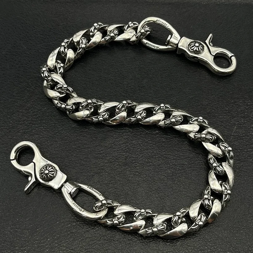 Cadena de Jeans Chrome Hearts (350g, Pesada)