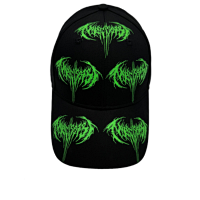 Black (green full print)