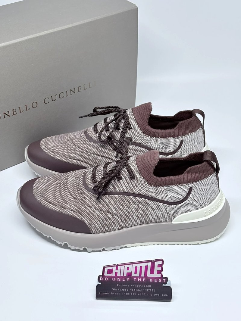 B*runello* C*ucinelli 针织运动鞋