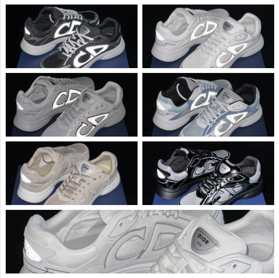D ®️  B30 reflective CD30 logo sports shoes