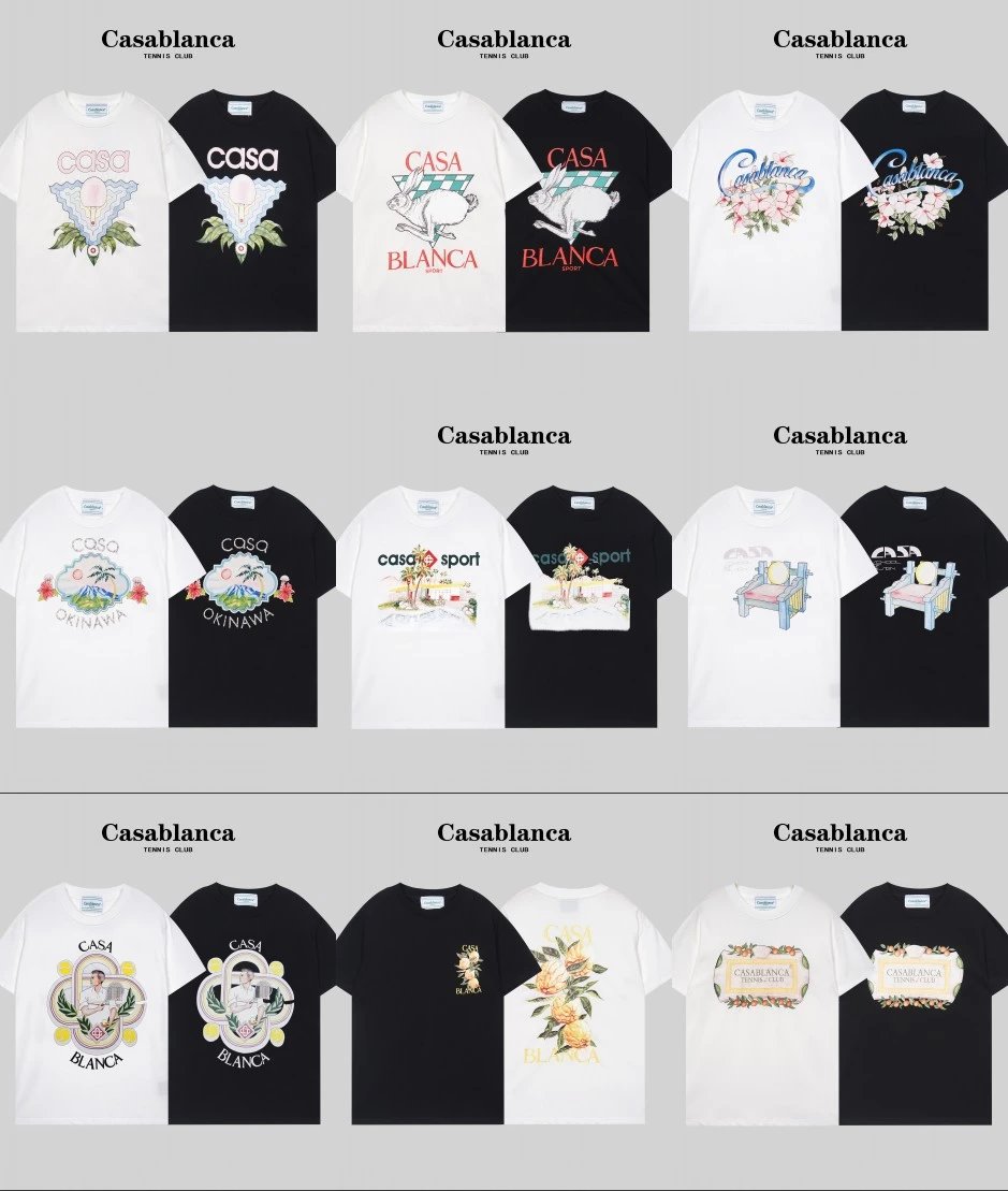 Casablanca Tennis Club T-Shirt Collection - 203146