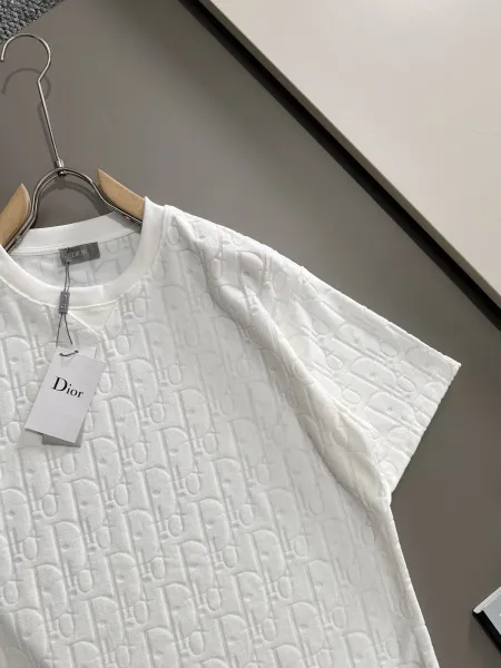 Dior Oblique Jacquard T-Shirt Light Blue - 31