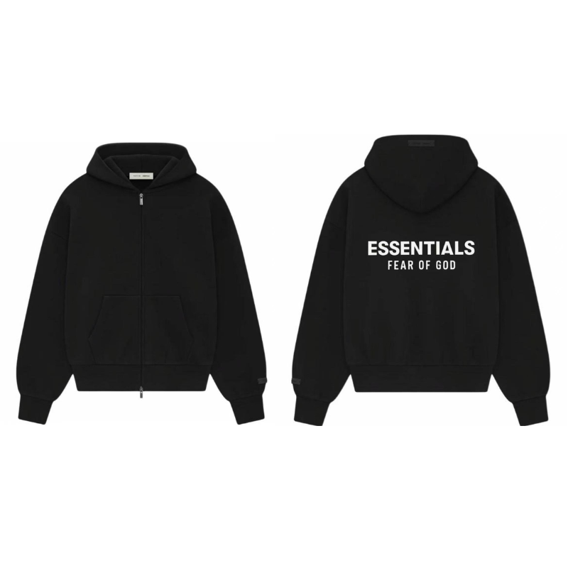 Mystic Black Zip Hoodie